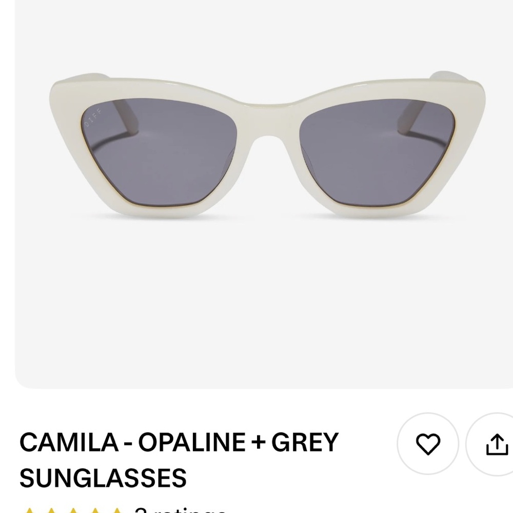 Camilla Opaline and Gray Sunglasses